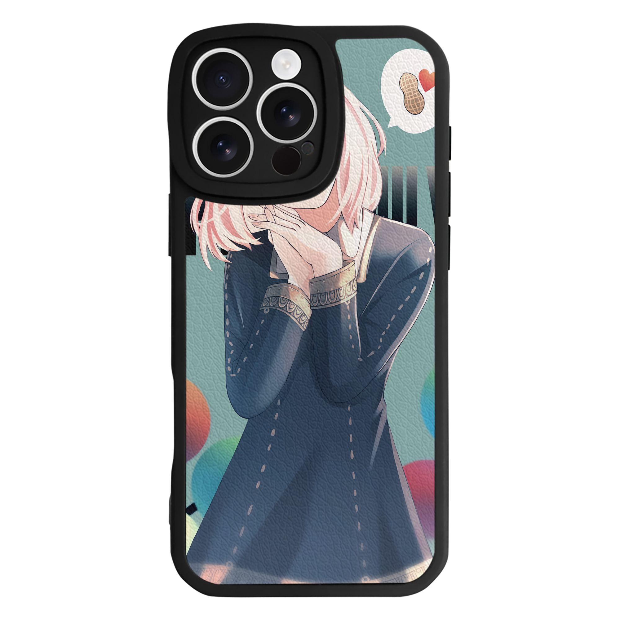 （画像用） SPY×FAMILY间谍家家酒 【iPhone 16シリーズ対応】シリコンスマホケース（レザー調） 材質：シリコン